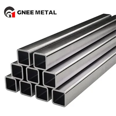 Titāna taisnstūrveida caurules